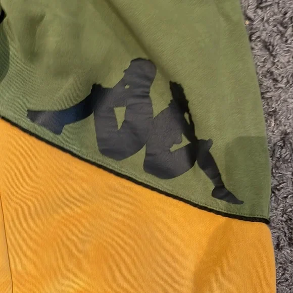 Kappa Men's Olive and Mustard Joggers - Picture 2 of 8